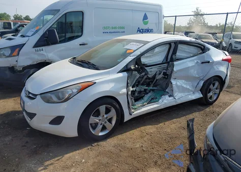 2013 Hyundai Elantra Gls from USA, damaged, VIN 5NPDH4AE3DH372159